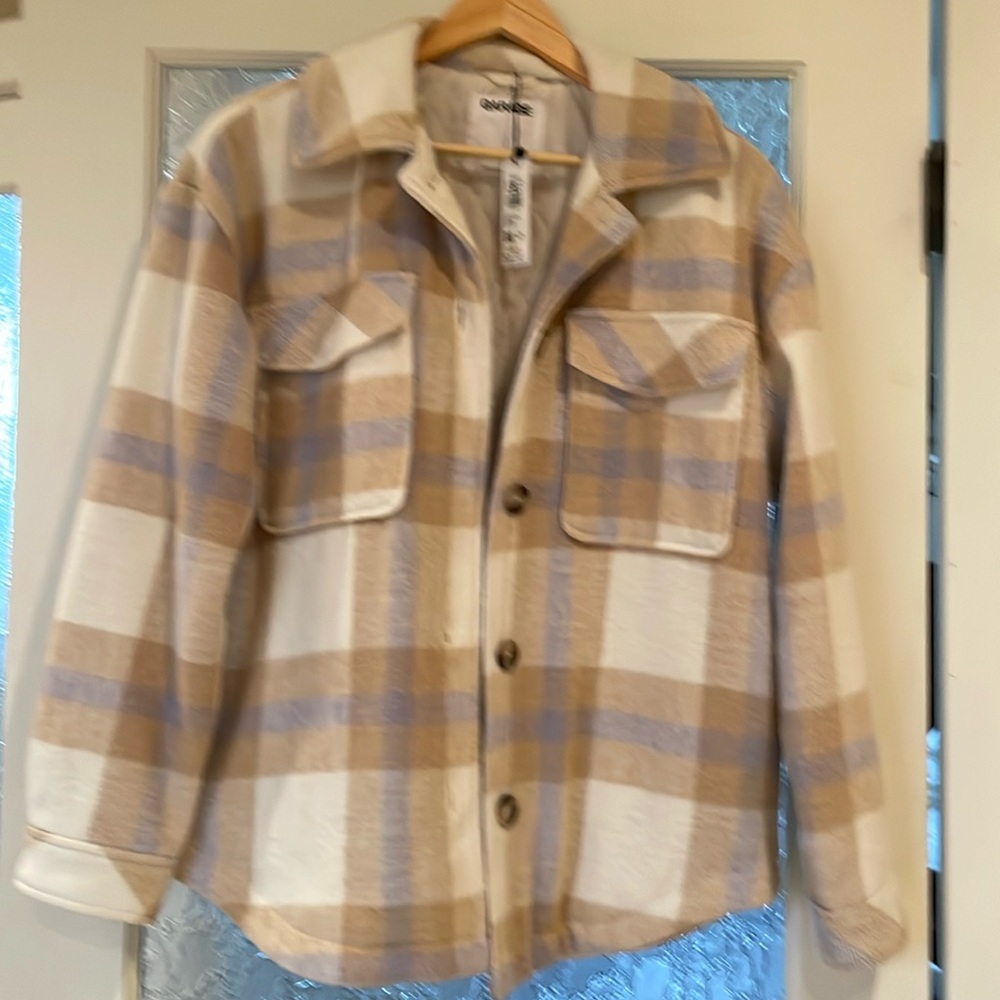 Garage Vancity Shacket - NWT Small